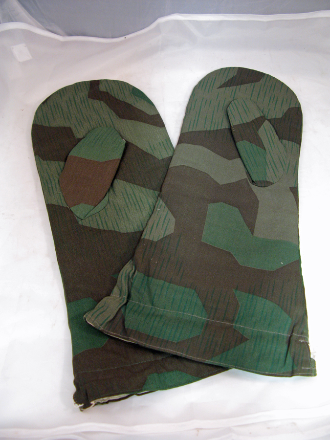 Paire de gants d'hiver camouflés 