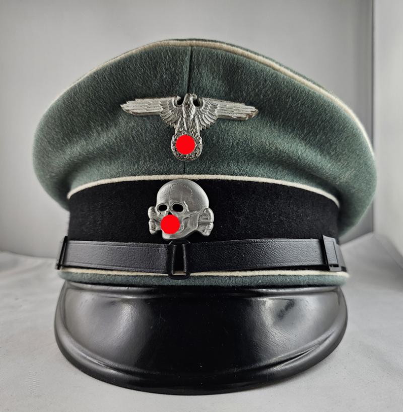 Casquette de membre de la Waffen-SS/SS