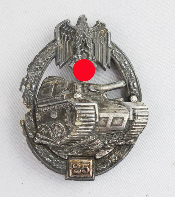 Insigne de combat de char 25