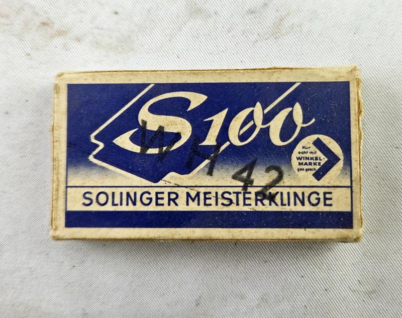 Lames de rasoirs distribuées pour la Wehrmacht
