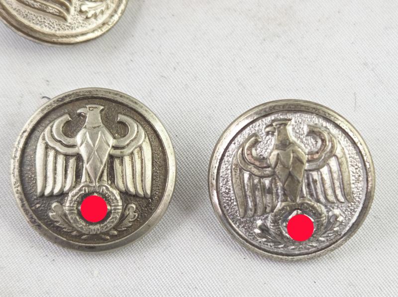 16 Boutons pour fonctionnaires 22mm