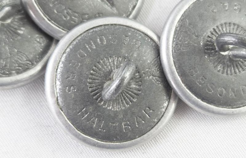 7 Boutons pour fonctionnaires 22mm