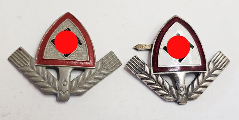 Lot de deux insignes de coiffures pour RAD