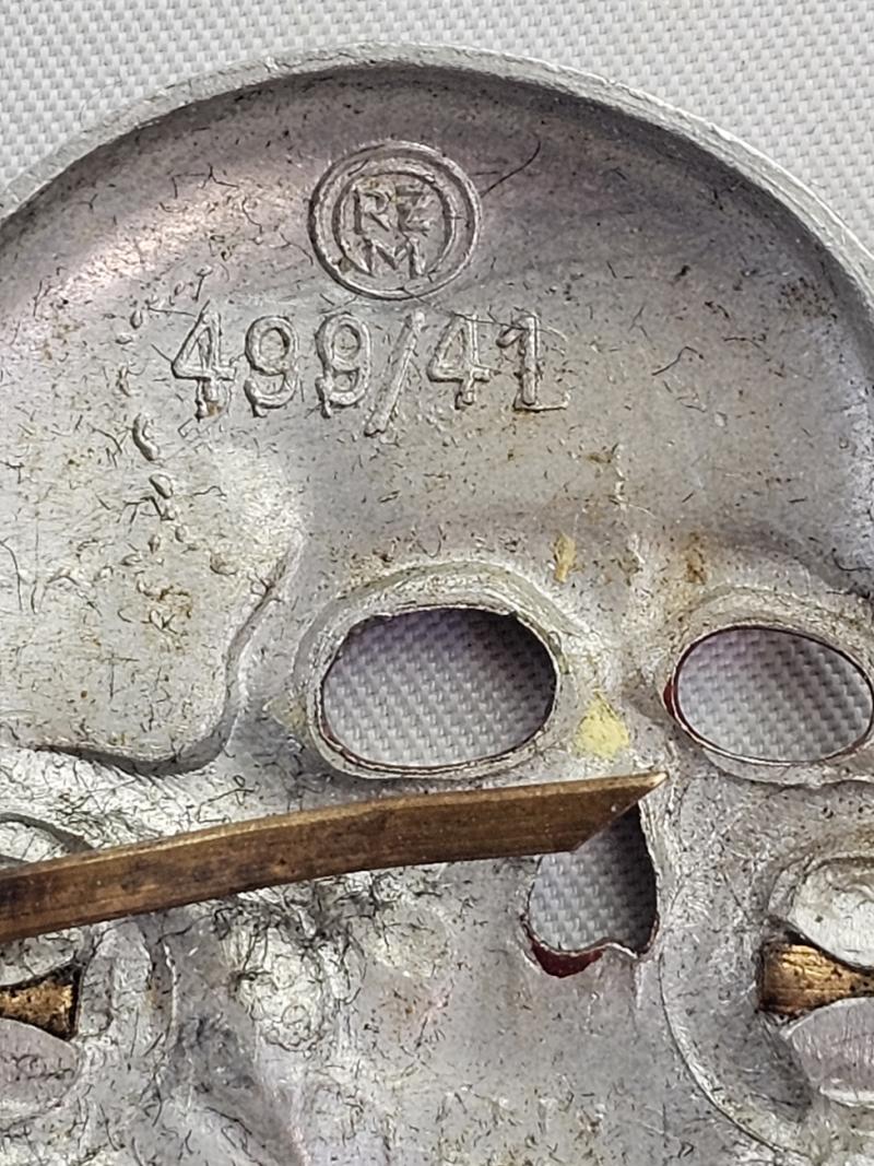 Tête de mort pour ASS ou WSS - SS TK